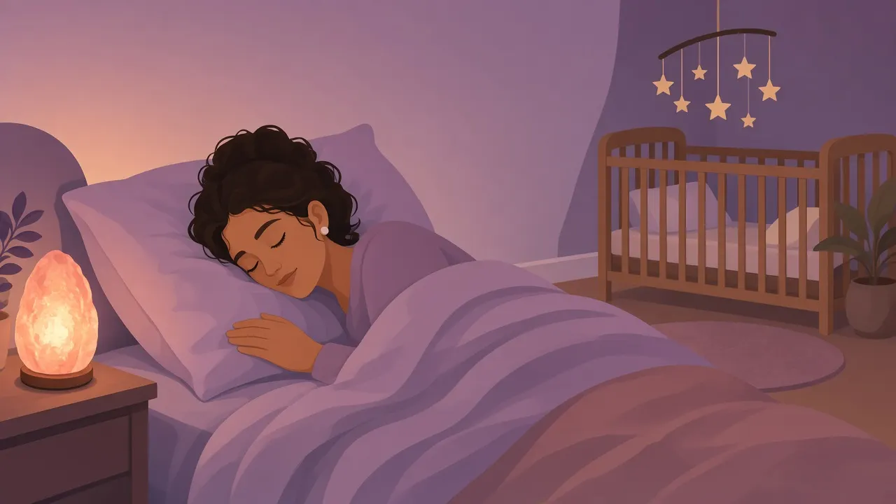 Illustration for the sleep-for-moms guide.